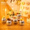 Disco Ball Vases for Table Centerpieces - Hewory 6pcs Silver Mirror Glass Planters Flower Pot Containers, Bulk Disco Balls Bowl Candle Holders for Wedding Bridal Shower Birthday Events Party Decor view 4