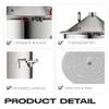 HomeLoft Basics Profi Gin Moonshine Still - Home Distiller - Advanced, Time-Saving Solution for Crafting Premium Homemade Gin (37 liters), Silver view 2