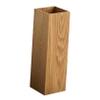 Wooden Umbrella Stand with Newspaper Tray, Freestanding Rustic Bucket view 1