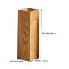 Wooden Umbrella Stand with Newspaper Tray, Freestanding Rustic Bucket view 2