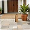 Wooden Umbrella Stand with Newspaper Tray, Freestanding Rustic Bucket view 4