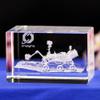 DubMag Crystal Ornaments, 3D ornamentsLunar Vehicle Machine Model Carved Crystal Pendulum Lunar Exploration Plan Crystal view 3