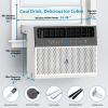 Zstar 8000 BTU U-Shaped Window Air Conditioner, U Shaped Window ac Air Units Cools Up to 350 sq. ft., Open Window Flexibility, Sleep Mode, Ultra Quiet, Energy Efficient, window ac unit for Room Home view 2