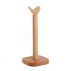 ZTHYSHXA Paper Towel Holder Roll Paper Storage Rack Paper Towel Rack Shelf Kitchen Countertop Solid Wood Vertical Toilet Paper Roll Holder Large Kitchen Roll Holder view 1
