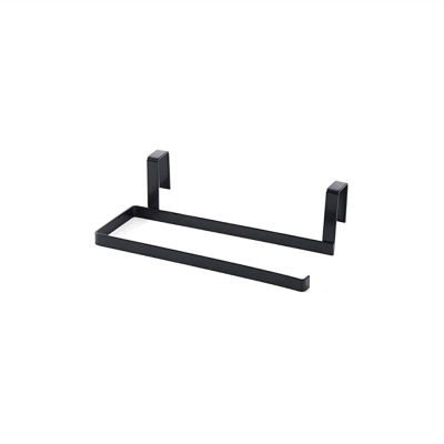 Paper Towel Holder Wall-Mounted Stainless Steel Paper Towel Holder Towel Rack Plastic Wrap Shelf Toilet Toilet Paper Wiper Rack Storage Rack Kitchen Roll Holder (Color : A)