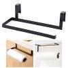 Paper Towel Holder Wall-Mounted Stainless Steel Paper Towel Holder Towel Rack Plastic Wrap Shelf Toilet Toilet Paper Wiper Rack Storage Rack Kitchen Roll Holder (Color : A) view 2