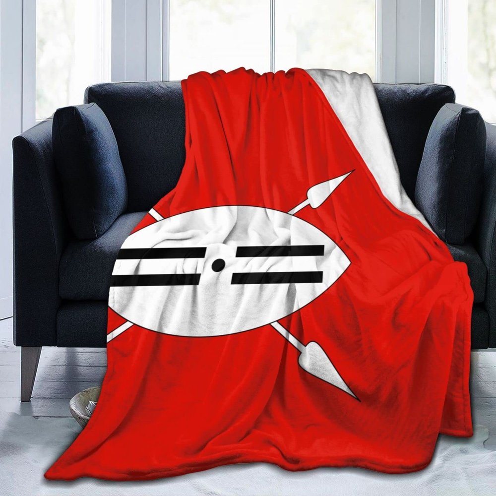 Bandera Masai Throw Blanket 80"x60" Soft Cozy Lightweight Blanket Fuzzy Blanket for Couch Bed Sofa