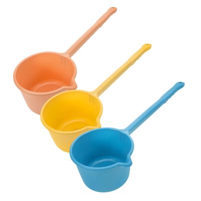 3pcs Handle Water Ladle for Kitchen and Bathing Material Ergonomic Design for Watering Plants Washing Vegetables and Pet Feeding