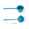 3pcs Handle Water Ladle for Kitchen and Bathing Material Ergonomic Design for Watering Plants Washing Vegetables and Pet Feeding view 2