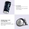 ALAZA Space Astronaut Funny Insulated Travel Tumbler Mug with Lid & Straw Double Wall Vacuum Water Bottle Car Cup Stainless Steel, Hot and Cold, 20oz view 2