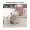 Beer Steins Large tea and coffee mugs and ceramic coffee mugs Microwave and dishwasher safe ceramic tea mugs for office and home Modern Beer Mug (Color : B) view 3