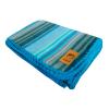 Alpaca Wool Blanket - Twin Size Bed Blanket - Alpaca Throw - Best Gift & Warm Throw, Lightweight, Couch or Camp- Outdoor - 75 x 38 Inches (Light Turquoise) view 4