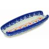 Polmedia Polish Pottery Corn Tray - Texas State Pattern Handmade in Boleslawiec Poland by Ceramika Bona + Certificate of Authenticity view 1