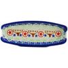 Polmedia Polish Pottery Corn Tray - Texas State Pattern Handmade in Boleslawiec Poland by Ceramika Bona + Certificate of Authenticity view 2