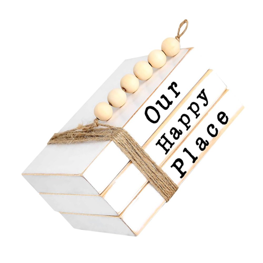 TOYANDONA Decorative Wooden Faux Books for Home Decor Vintage Style Simulation Book Model for Decoration Chic Display Prop for Living Study Hotel Shelves