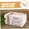 TOYANDONA Decorative Wooden Faux Books for Home Decor Vintage Style Simulation Book Model for Decoration Chic Display Prop for Living Study Hotel Shelves view 2