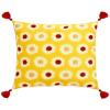 Lakeside Sunflower Embroidered Accent Pillow - All-Over Sunflower view 3