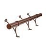 OUTWATER 2" Diameter x 16' Bar Foot Rail Kit - Complete Undercounter Mount Hardware and Tubing, Antique Bronze Finish view 4