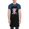 SIYTUAU Cute Hippo Aprons With Pockets Men Women Waterproof Adjustable Bib Apron Kitchen Gardening Salon Aprons For Cooking view 1