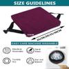 JACOJE Ches Stool Cushion Square with Ties, Non-Slip Bar Stool Cushion Square Seat Cushion with Machine Washable Cover - 1 Cushions Only(#11,40x40x5cm(15.7x15.7x2in)), 141319 view 3