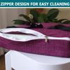 JACOJE Ches Stool Cushion Square with Ties, Non-Slip Bar Stool Cushion Square Seat Cushion with Machine Washable Cover - 1 Cushions Only(#11,40x40x5cm(15.7x15.7x2in)), 141319 view 4