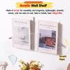 Magazine Holder Brochure Holder 40 60 80 100 120 Cm Long Clear Acrylic Magazine Rack, Wall Mount Hanging Bookshelf/ Record Holder, Vertical Literature Storage Rack/ Brochure File Display Shelf for Kid view 4