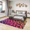 HomeLoft Basics Leopard Print Rugs for Bedroom - 5x6 Rug - Leopard Rug - Neon Cheetah Print Area Rug - Ombre Animal Print Rugs - Girls Gradient Carpet view 2