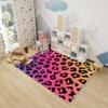 HomeLoft Basics Leopard Print Rugs for Bedroom - 5x6 Rug - Leopard Rug - Neon Cheetah Print Area Rug - Ombre Animal Print Rugs - Girls Gradient Carpet view 3