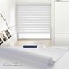 SLDSVVWD Zebra Blinds for Windows,Cordless Zebra Roller Window Blinds, Dual Layer Blackout Roller Shades,Day and Night Blinds for Door,Office,White Sunshade Zebra Blinds 67 1/4" W x 48" H view 2