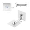 EYAKEG Adhesive Furniture Wall Anchors (4 Pairs), Anti Tip Furniture Straps Kit for Baby Proofing, Secure Bookcase Dresser Shelf Cabinet to Wall for Child Safety, Transparent view 2