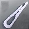 YJIUYUANQ White Plastic U Shape Alligator Clip, Clothespin Fabric Clip Garment Shirt Folding Clip Toothless for Sewing Room Folding Sock Tie Pant Securing Fabric to Comic Book Board -100 Pack view 4