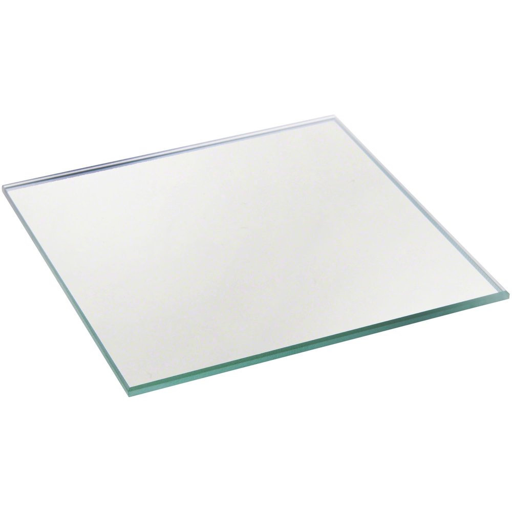 Plymor 3.5" Square, 3mm Thick Non-Beveled Glass Mirror, Pack of 3