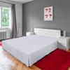 Gorayoo Bedding Box Pleated Bed Skirt Pure Microfiber 18 Inch Drop Bed Frame Cover Easy to Put On Bedskirt Pleated Bed Skirt (White, Olympic Queen) view 2