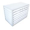 Aluminum Air Conditioner and Heat Pump Cover ,Fence to hide air conditioner,mini split ac cover for outside unit ,mini split standac cover for outside unit ac cover for outside unit noise reduction view 1
