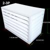 Aluminum Air Conditioner and Heat Pump Cover ,Fence to hide air conditioner,mini split ac cover for outside unit ,mini split standac cover for outside unit ac cover for outside unit noise reduction view 2