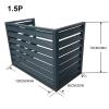 Aluminum Air Conditioner and Heat Pump Cover ,Fence to hide air conditioner,mini split ac cover for outside unit ,mini split standac cover for outside unit ac cover for outside unit noise reduction view 2