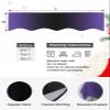 Victoroes Abstract Mantle Scarf 60 x 17 Inch, Gradient Purple Black Fireplace Mantel Scarf Mantle Cover Runner for Home Living Room Indoor Holiday Party Decor view 4