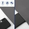 BETTELOOM Blackout Door Curtains, Lights Block, Room Darkening, Provide Privacy, roll-able Door Panels, Window Covering for Glass Door, Front and Side (25" Wx70 L, 1 Piece,Dark Gray) view 4