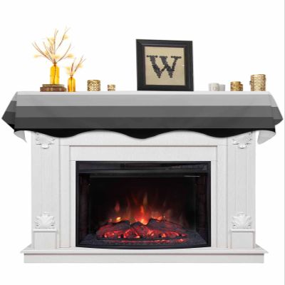 Victoroes Rustic Mantle Scarf 60 x 17 Inch, Gradient Gray Stripes Fireplace Mantel Scarf Mantle Cover Runner for Home Living Room Indoor Holiday Party Decor