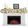 Victoroes Sunflower Mantle Scarf 60 x 17 Inch, Summer Retro Sunflower Flowers Fireplace Mantel Scarf Mantle Cover Runner for Home Living Room Indoor Holiday Party Decor view 1