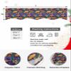 Victoroes Mushroom Mantle Scarf 70 x 17 Inch, Plants Green Leaves Purple Flowers Fireplace Mantel Scarf Mantle Cover Runner for Home Living Room Indoor Holiday Party Decor view 4