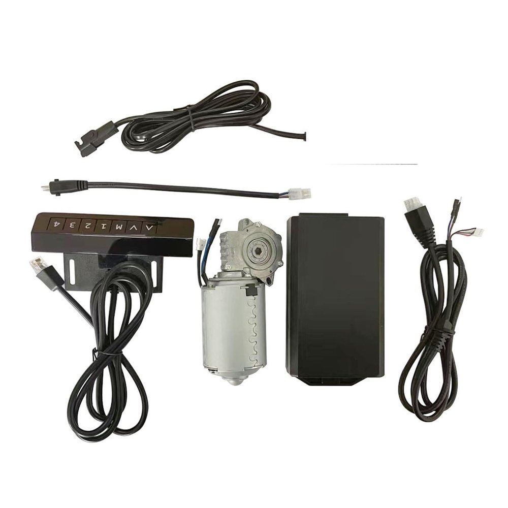 ADPVRLUQ Lift Table Motor Kit High Torque 6.68Nm Speed 75RPM Maximum Load 50kg Low Noise Built-in Hall Manual Control (Size : Inner Hole 6mm)