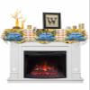 Victoroes Summer Mantle Scarf 70 x 17 Inch, Sunflower Flowers Blue Truck Buffalo Plaid Fireplace Mantel Scarf Mantle Cover Runner for Home Living Room Indoor Holiday Party Decor view 1