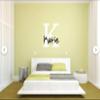 Monogram Wall Decal - Initial Wall Decal - Monogram Decal - Name Decal - Monogram Sticker - Monogram Letters view 2