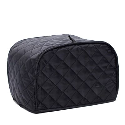 Toaster Cover, Toaster Cover 2 Slice,Kitchen Small Appliance Covers Fits for Most Standard 2 slice Toasters, Universal Size Microwave Oven Dustproof Cover Women Gift (Black, M)