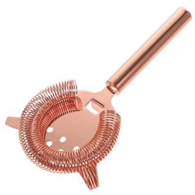 ABOOFAN Stainless Steel Cocktail Strainer with Handle Bar Tool for Filtering Ice and Solids Elegant Design for Home Bars Clubs and Restaurants