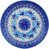 Polmedia Polish Pottery Dessert Plate UNIKAT - Garden Party Pattern Handmade in Boleslawiec Poland by Ceramika Dalia + Certificate of Authenticity view 1