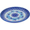 Polmedia Polish Pottery Dessert Plate UNIKAT - Garden Party Pattern Handmade in Boleslawiec Poland by Ceramika Dalia + Certificate of Authenticity view 2