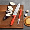 Klaus Meyer Acciaio High Carbon Stainless Steel 2 Piece Knife Set (Red) view 3
