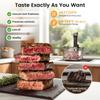BLITZHOME Sous Vide Cooker, Compact Sous Vide Machine 1000W with Recipes, Accurate Temperature & Timer, Ultra Quiet Stainless Portable Precision Immersion Circulator view 2